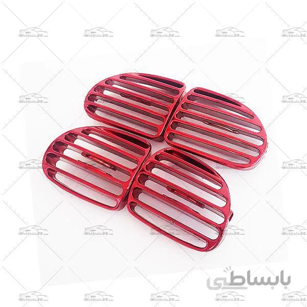 قاب دریچه کولر پژو 206 کروم زرشکی