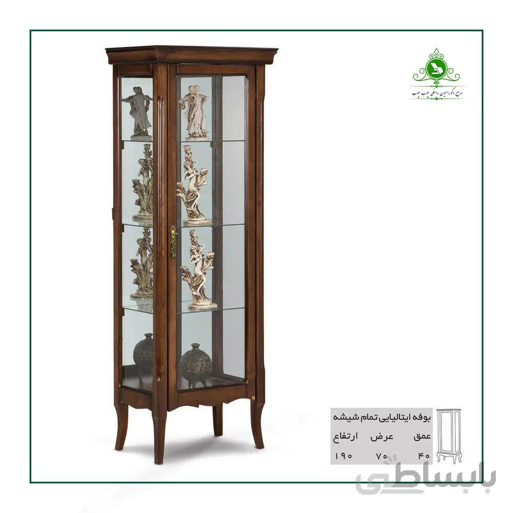 بوفه مدل ایتالیایی تمام شیشه