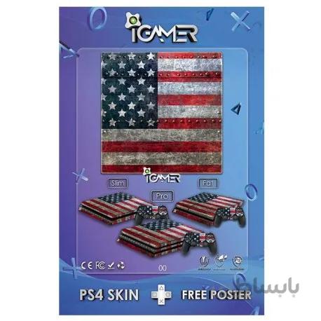 Ps4 Skin For Slim USA Design