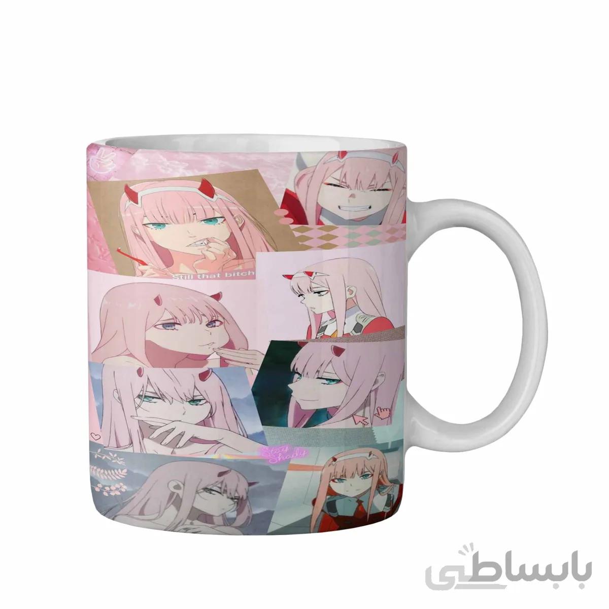 ماگ طرح انیمه دارلینگ darling in the franxx