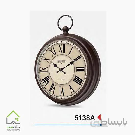 ساعت دیواری گرد فلزی انگلیسی 5138A