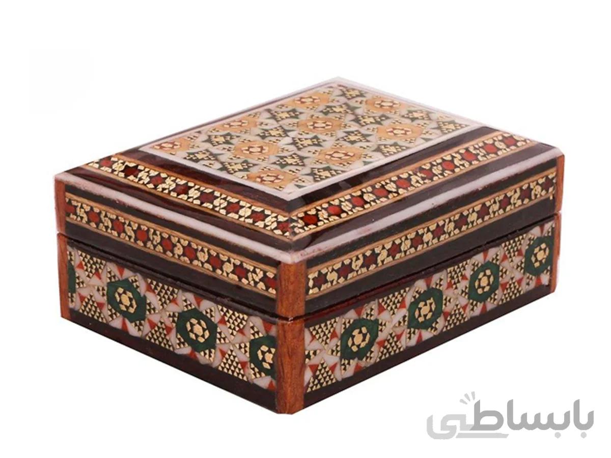 جعبه جواهرات خاتم کاری اعلا