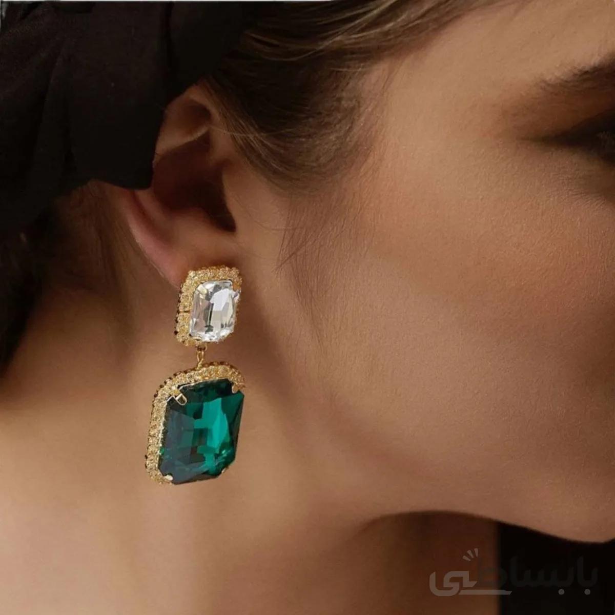 گوشواره زارا زنانه چند رنگ کد z15