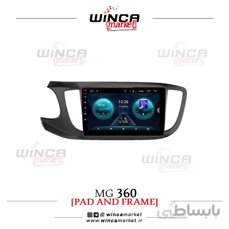 مانیتور فابریک اندروید ام جی MG 360 سری اس S400 پلاس وینکا WINCA مدل RS856