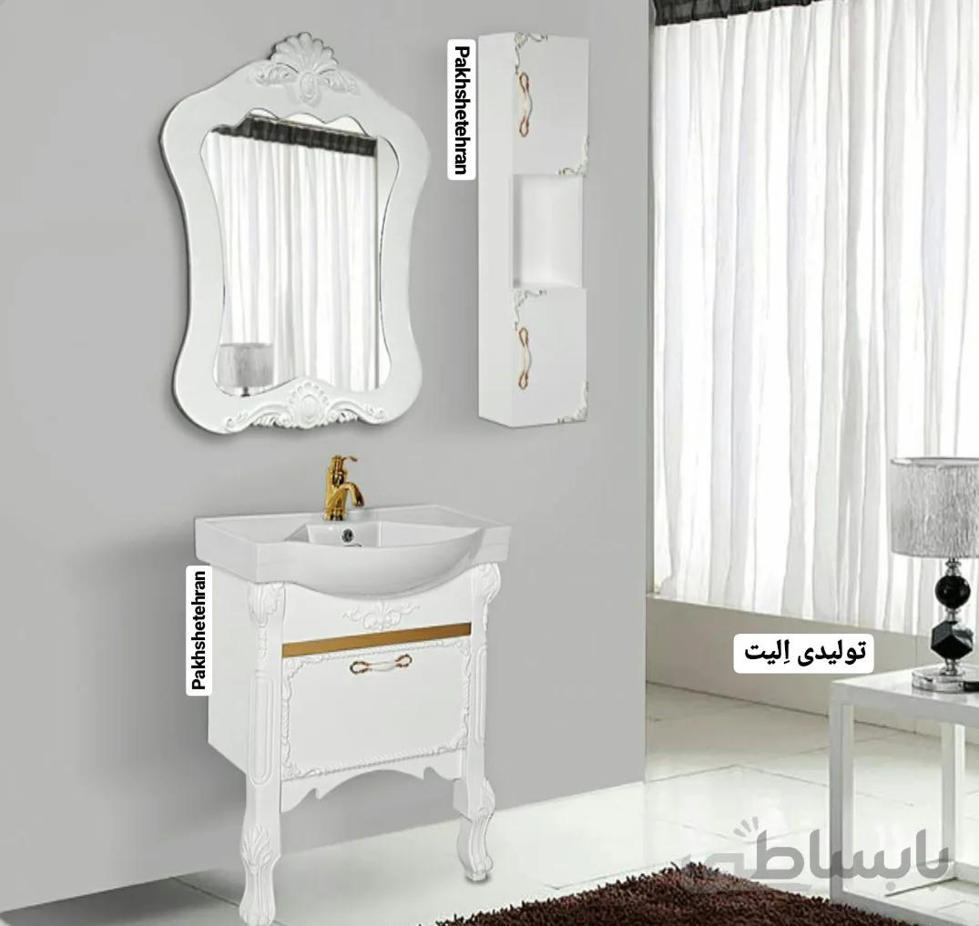 روشویی کابینت دار لیندا کلاسیک 65 سانت ا روشویی کابینت دار لیندا کلاسیک 65 سانت