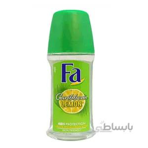 رول ضد تعریق زنانه فا مدل Caribbean Lemon حجم 50 میلی لیتر