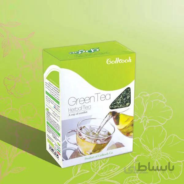 دمنوش چای سبز ( گرانول ۸۰ گرمی ) گل کوه