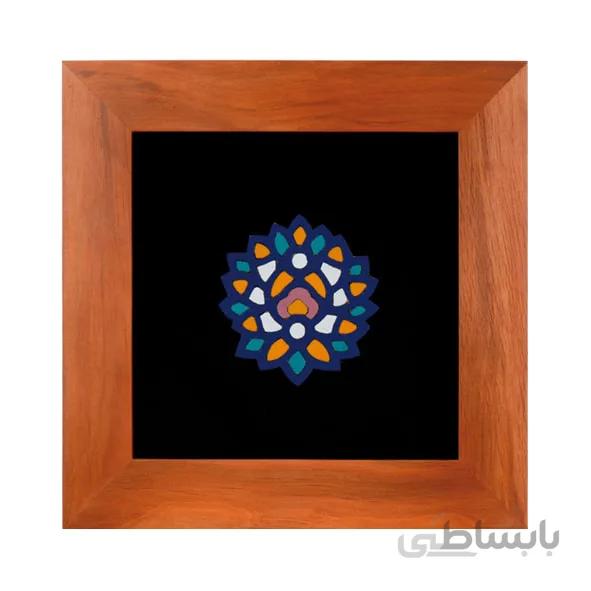 تابلو کاشی معرق مجموعه اکسیر طرح گل شاه عباسی ۲