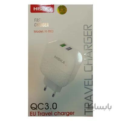 شارژر هیسکا مدل H-111Q همراه با کابل MicroUSB