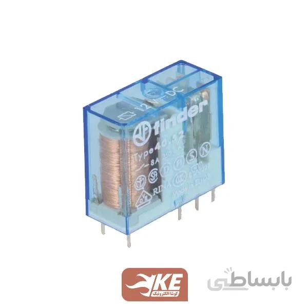 رله 12vDC دو کنتاکت 8 آمپر فیندر 405290120000