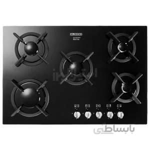 اجاق گاز شیشه ای مشکی G5703 استیل البرز ا ُG5703
