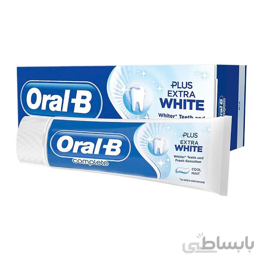 خمیردندان سفیدکننده پلاس اورال بی Oral-B Plus Exra White