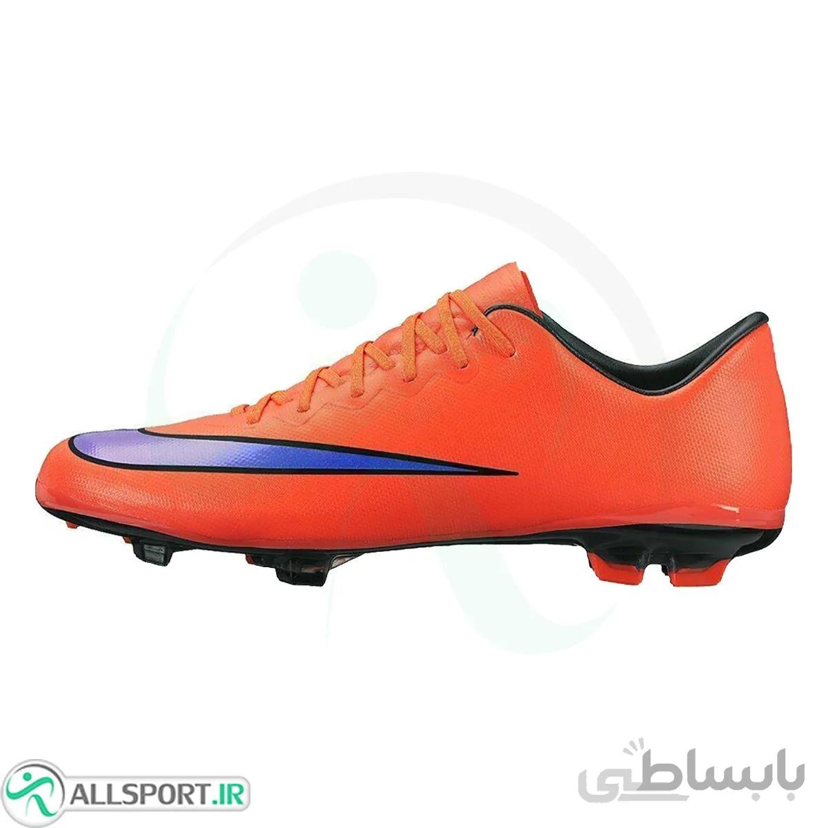 کفش فوتبال سایز کوچک نایک مرکوریال Nike JR Mercurial Vapor X FG 651620-650