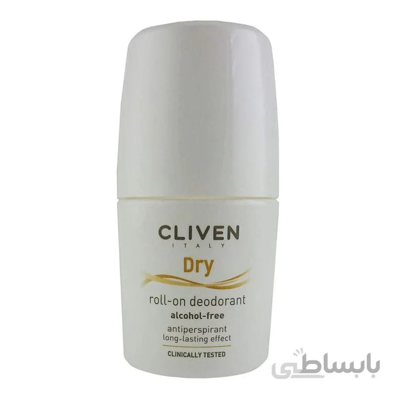 رول ضد تعریق کلیون مدل Dry Roll-On Deodorant Alcohol Free حجم 50 میل