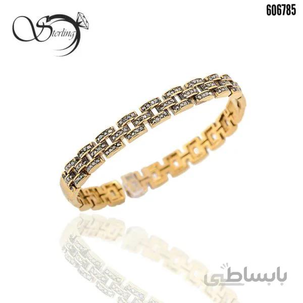 دستبند استیل زنانه کد:۲۲۱۲