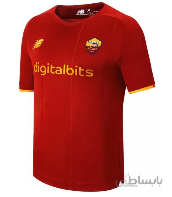کیت اول هواداری تیم آث رم AS Roma Home Jersey Shirt 2021/22