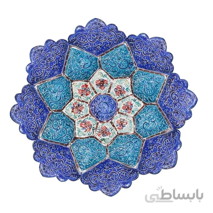 بشقاب میناکاری 16 سانتی متری کد MB-14