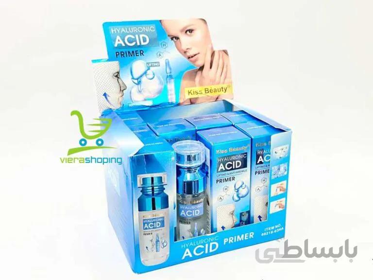 سرم پرایمر صورت هیالورونیک اسید کیزبیوتی kiss beauty