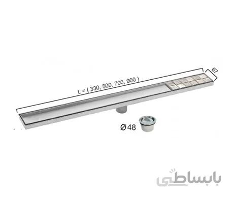 کفشور خطی تمام استیل سرامیک خور دایرکت SCALA4014-330 رمو دیزاین REMO DESIGN