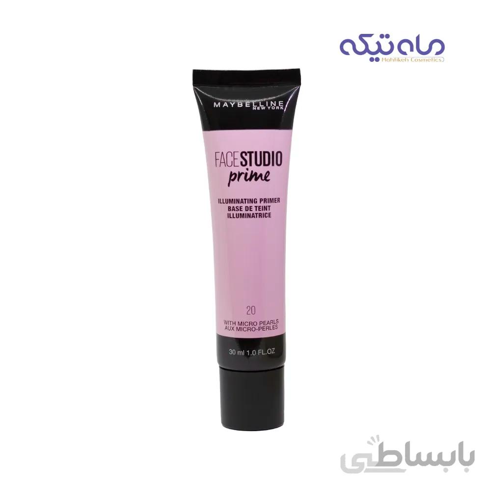 پرایمر میبلین سری فیس استودیو مدل ضد خستگی شماره ۴۰ حجم ۳۰ میلی لیتر ا Maybelline Face Studio Anti-Dulliness Primer num 40 30ml