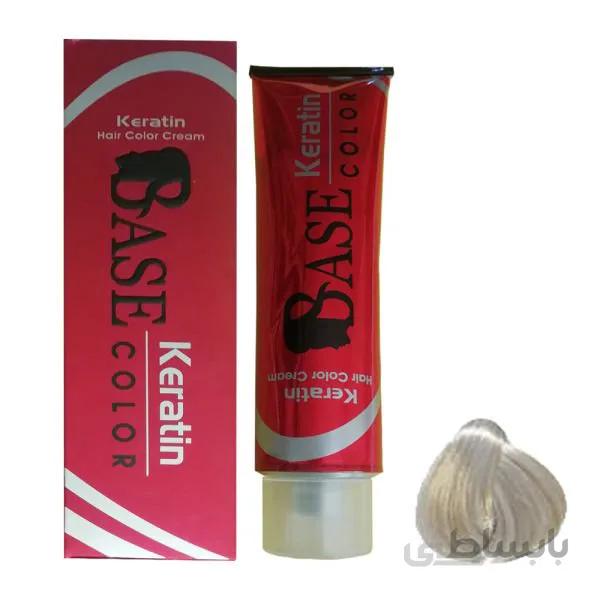 رنگ مو بیس شماره 10/1 رنگ بلوند نقره ای 125 میلی لیتر ا Base hair color number 10.1