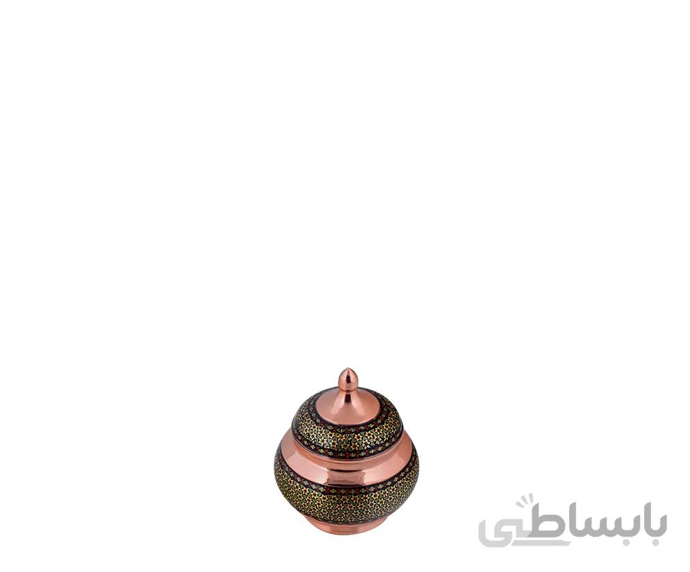 قندان متوسط مس و خاتم