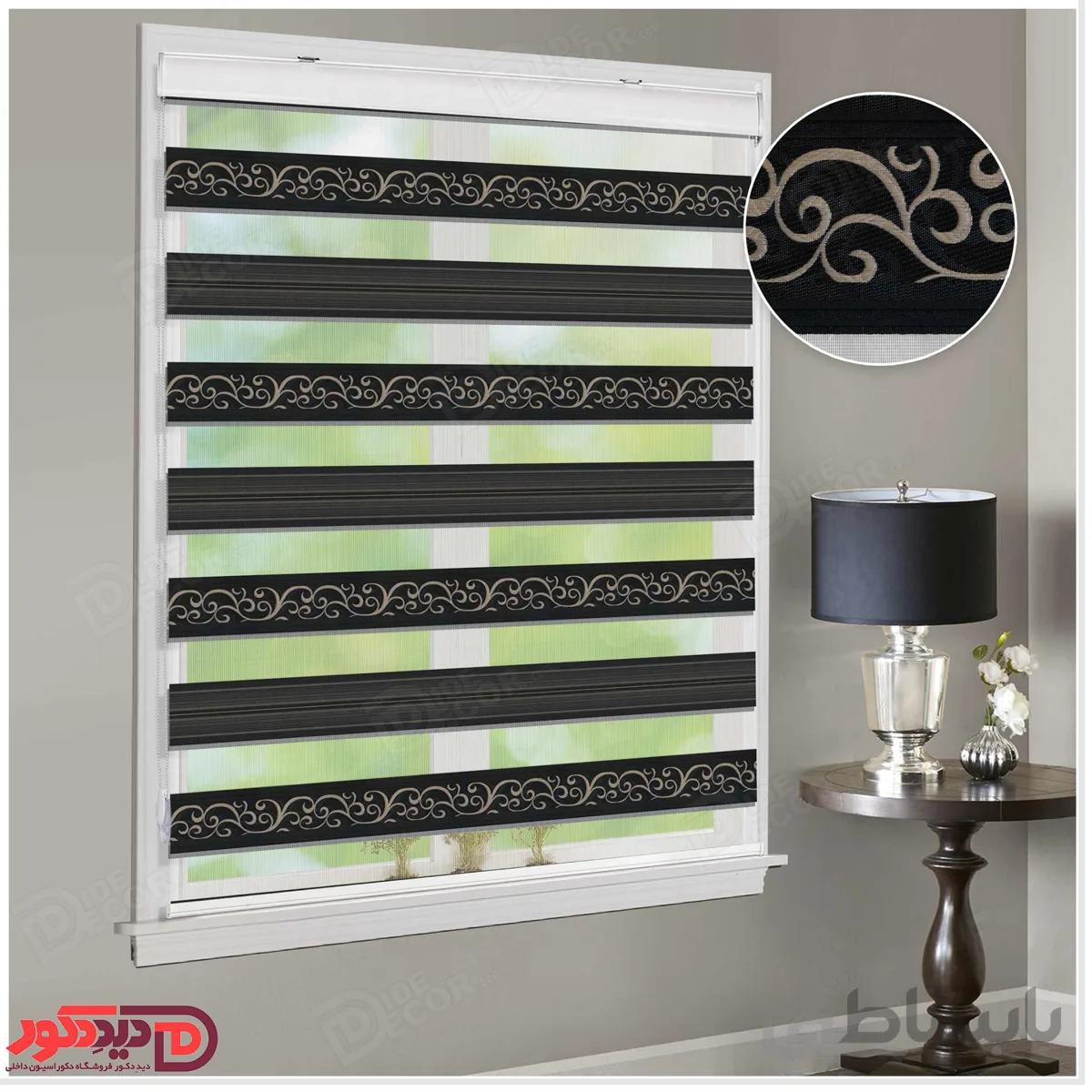 پرده زبرا طرح دار کد AP-03