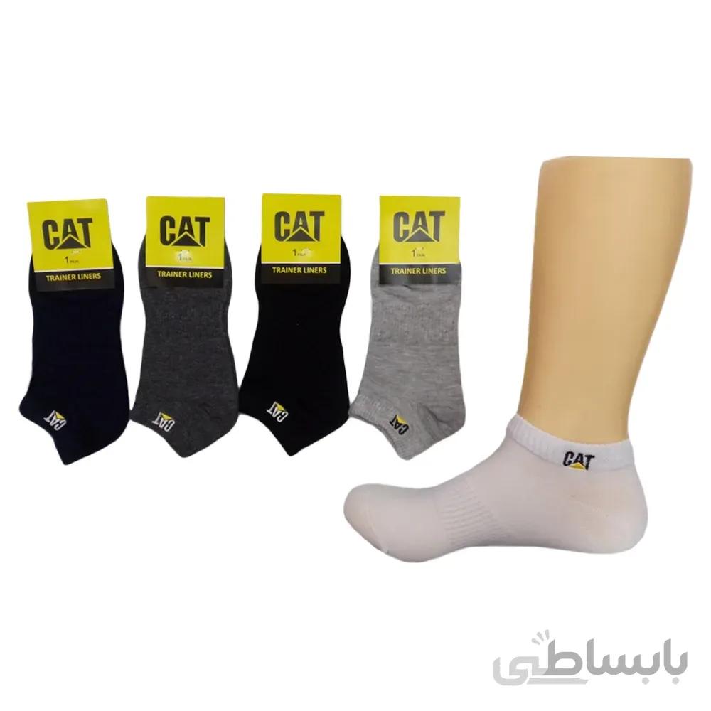جوراب مچی مردانه Funny Socks طرح گلدوزی Cat