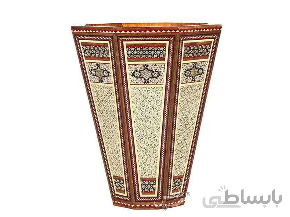 سطل خاتم کاری مدل سپید