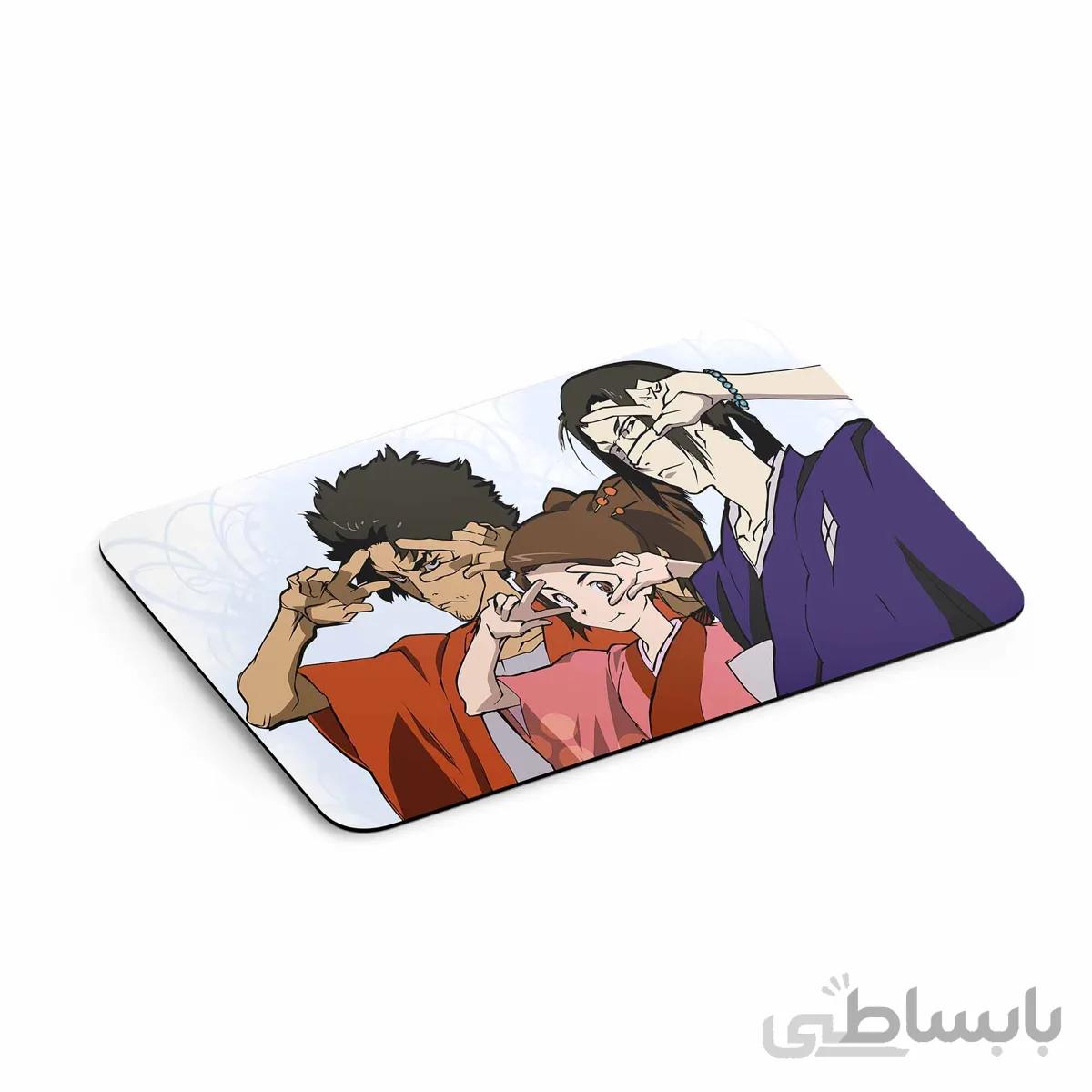 ماوس پد طرح انیمه سامورایی چامپلو Samurai Champloo کد KCT10463