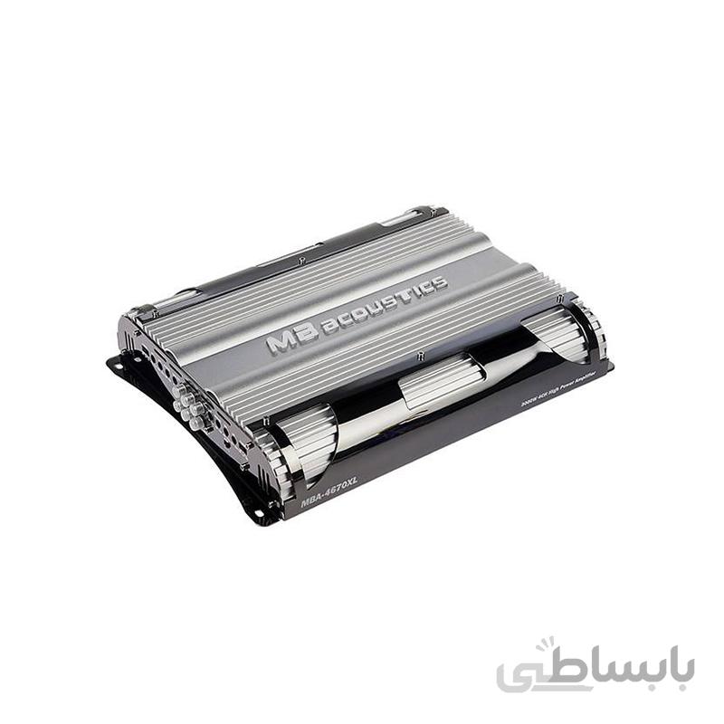 آمپلی فایر خودرو ام بی آکوستیکس مدل MBA-4670XL ا MB Acoustics MBA-4670XL Car Amplifier