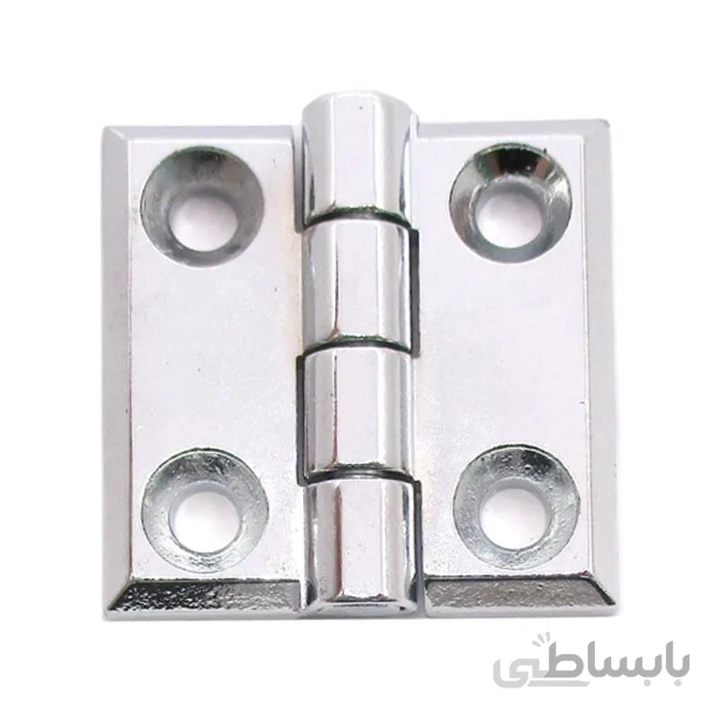 لولا صنعتی فلزی نقره‌ای چهار سوراخ طول 50 میلی‌متر کد 00202589