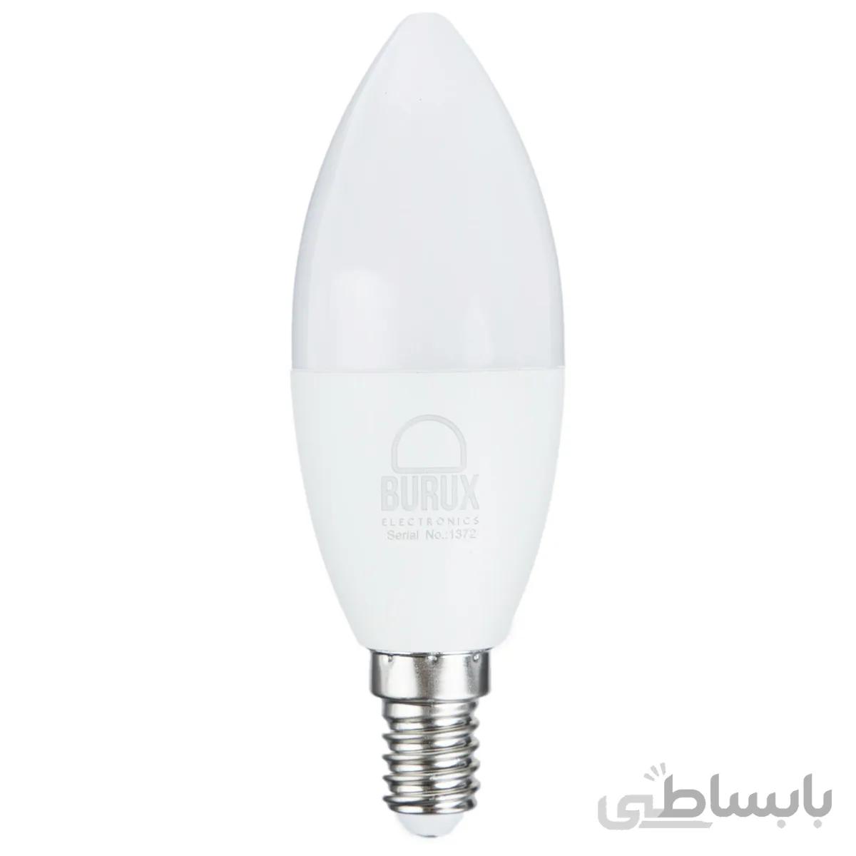 لامپ ال ای دی 7 وات بروکس مدل C37 پایه E14 ا Burux C37 7W LED Lamp E14