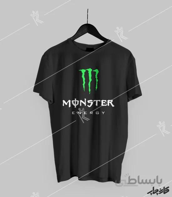 تیشرت مشکی Monster