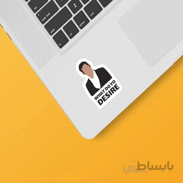 استیکر لپ تاپ طرح Lucifer01