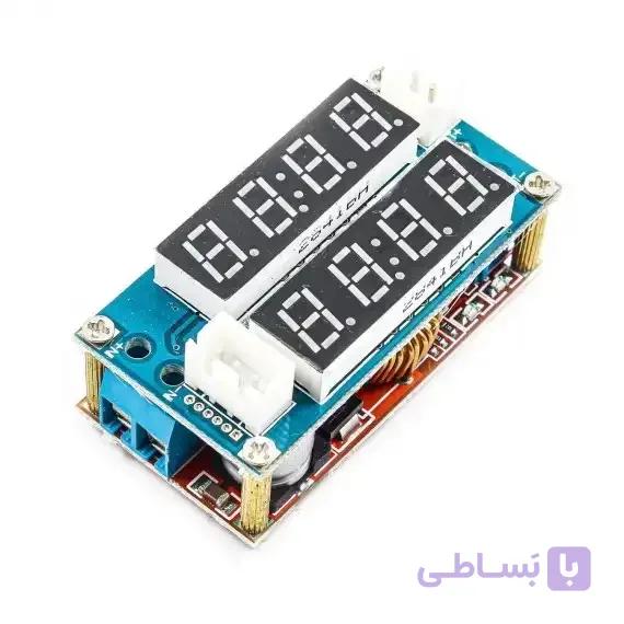 منبع تغذیه و رگولاتور قابل تنظیم همراه با نمایشگر جریان و ولتاژ DCDC-5-30V