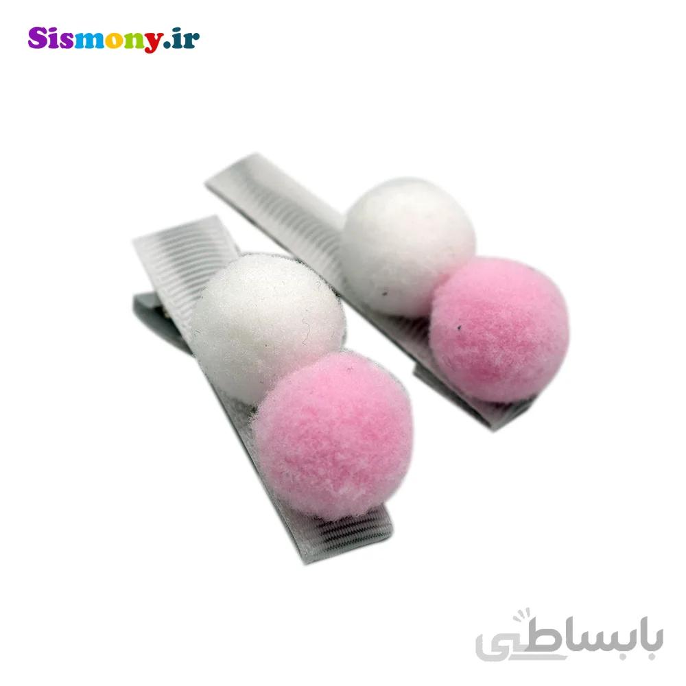 گیره مو دخترانه مدل توپی