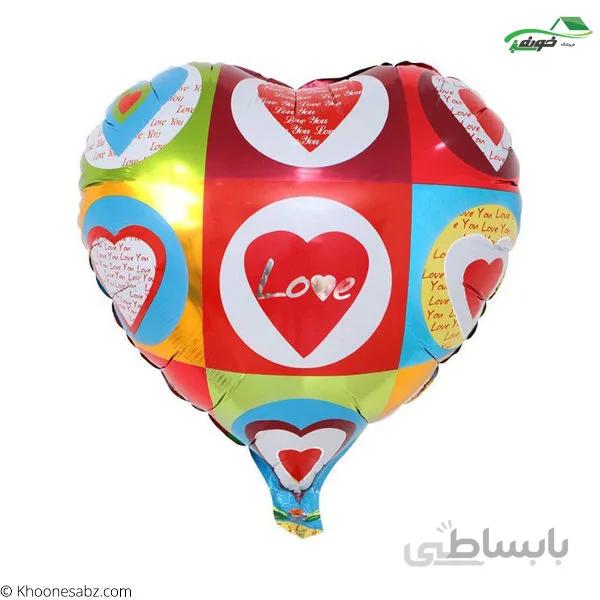 بادکنک فویل قلبی 3-1403