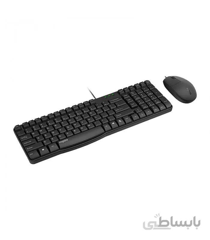 کیبورد و ماوس باسیم رپو X120S ا Rapoo X120S Wired Optical Keyboard and Mouse