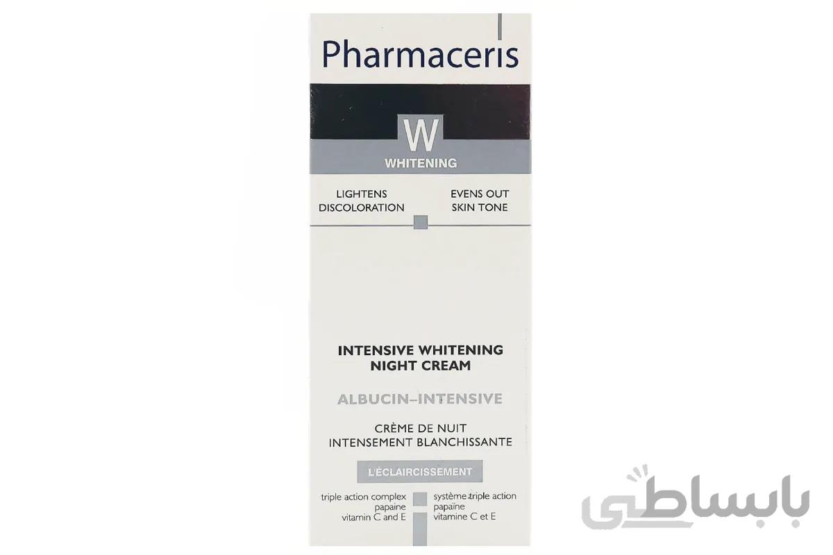 کرم شب ضد لک قوی آلبوسین اینتنسیو Pharmaceris ا Pharmaceris Intensive skin lightening cream for Night care Albucin-Intensive