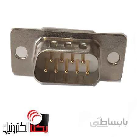 دی کانکتور روبردی صاف صنعتی نری 9 پین