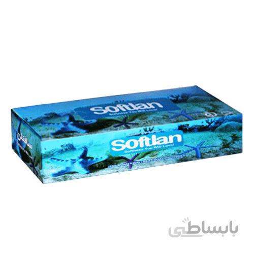 دستمال کاغذی ۲۰۰ برگ سافتلن- کارتن ۷۲ تایی
