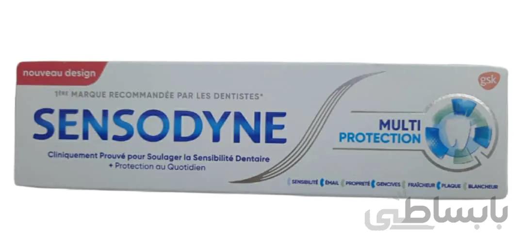 خمیر دندان سنسوداین Sensodyne مدل Multi Protection فرانسوی 75میل