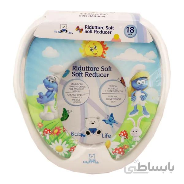 تبدیل توالت فرنگی کودک Baby 4 life طرح اسمورف ها
