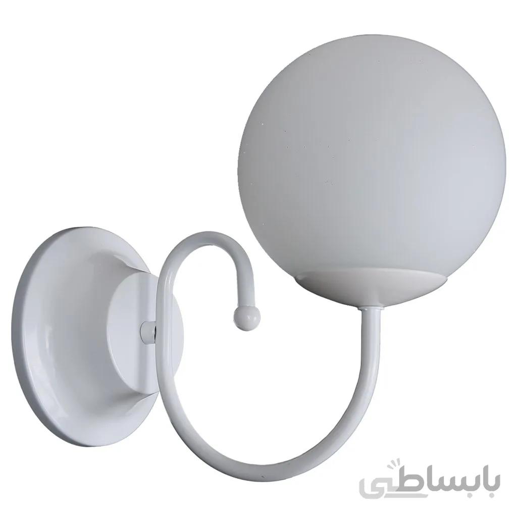 چراغ دیواری تک شعله چشمه نور کد A1219/1WT.WT (همراه با لامپ هدیه)
