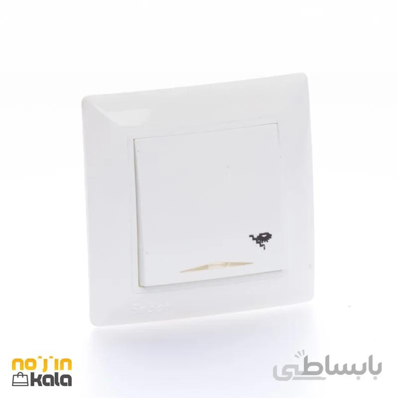 کلید شاسی راه پله ثابت الکتریک مدل پانیذ سفید