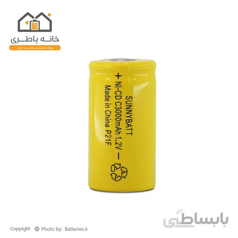 باتری متوسط سایز C سانی بت 1.2 ولت Sunnybatt