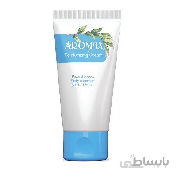 کرم مرطوب کننده آرومکس تیوپی مناسب دست و صورت 50 میلی لیتر