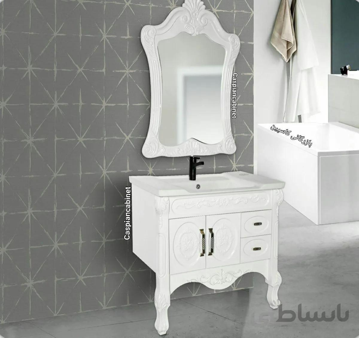 روشویی کابینت دار آنجلا کلاسیک80 سانت ا روشویی کابینت دار آنجلا کلاسیک80 سانت