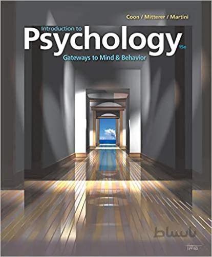 دانلود کتاب Introduction to Psychology: Gateways to Mind and Behavior (15th Edition) [2019] - Original PDF